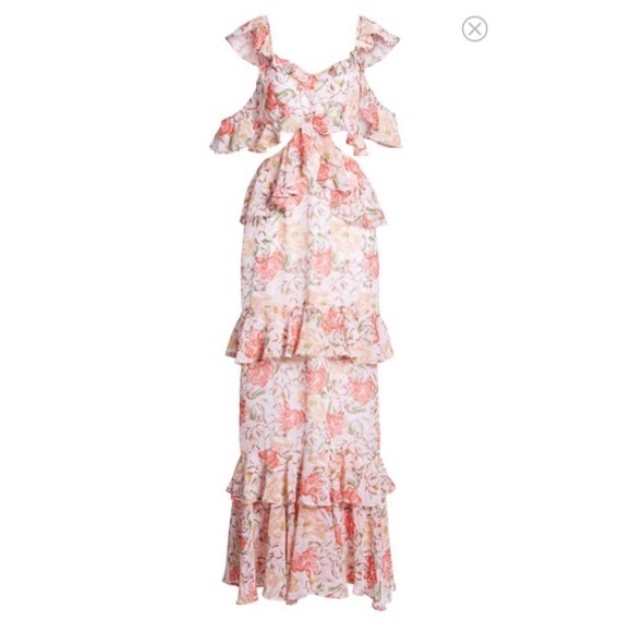 wayf floral maxi dress